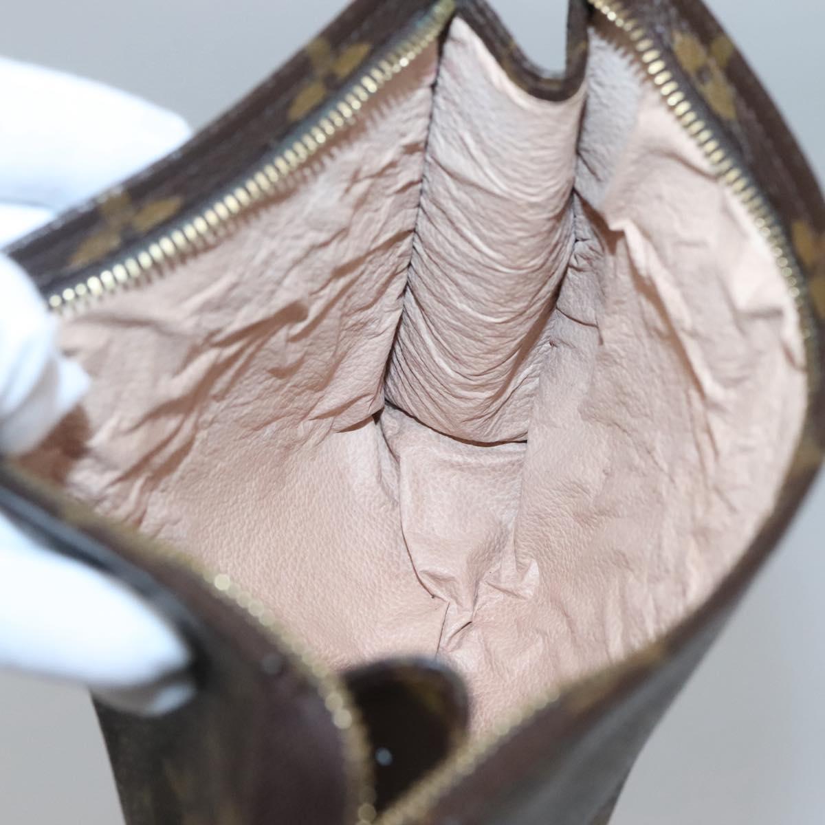 LOUIS VUITTON Monogram Poche Toilette 15 Pouch M47546 LV Auth 119343