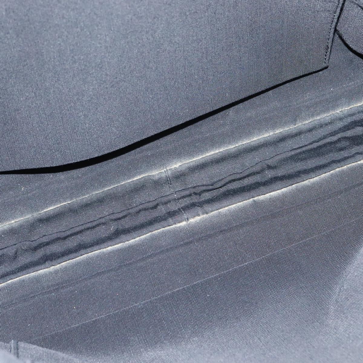 CHANEL COCO Mark Hand Bag Calf Skin Black Gold CC Auth 119391