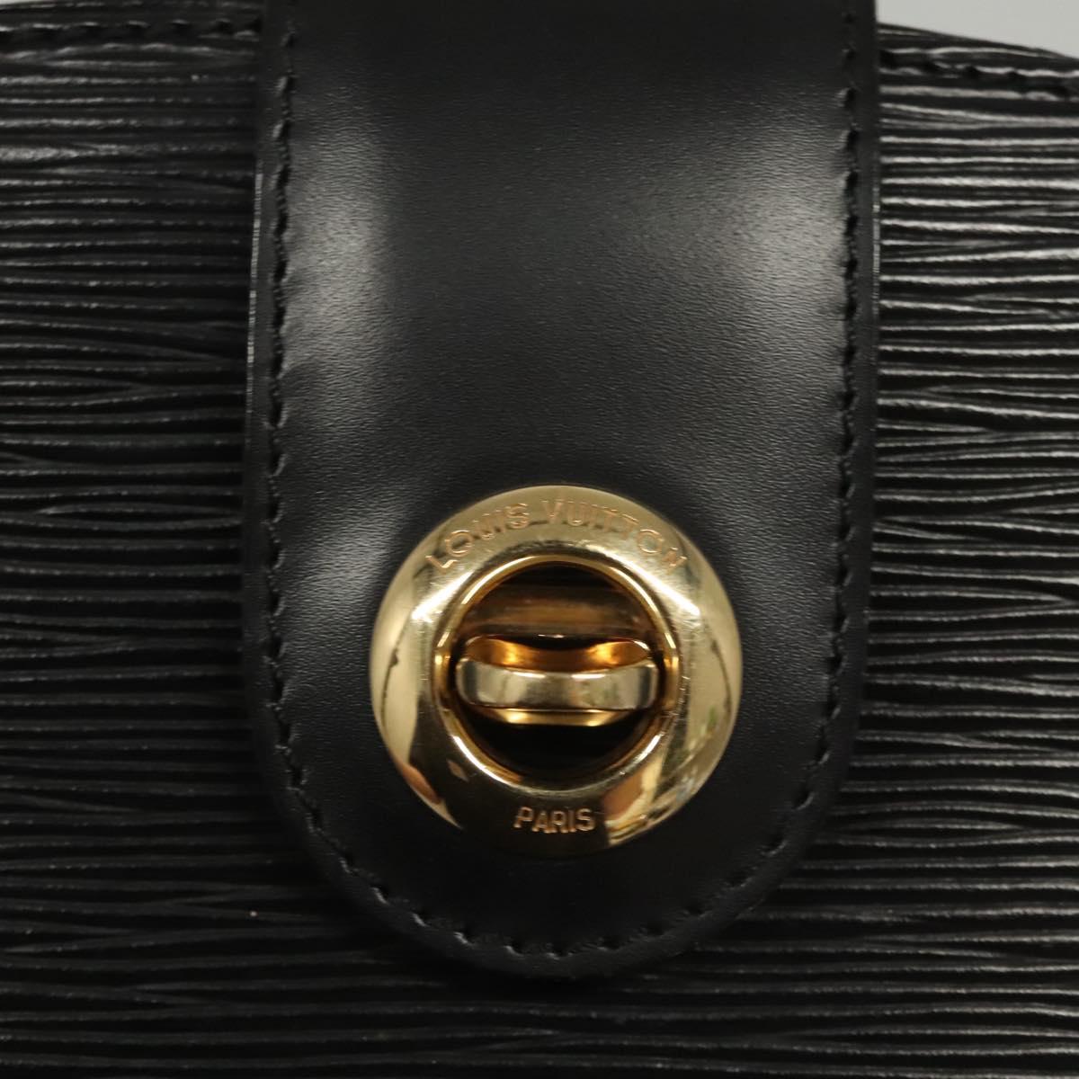 LOUIS VUITTON Epi Cluny Shoulder Bag Black M52252 LV Auth 119415