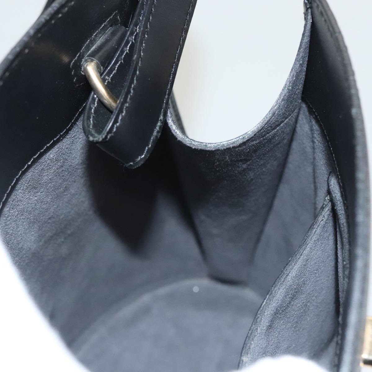 LOUIS VUITTON Epi Cluny Shoulder Bag Black M52252 LV Auth 119415
