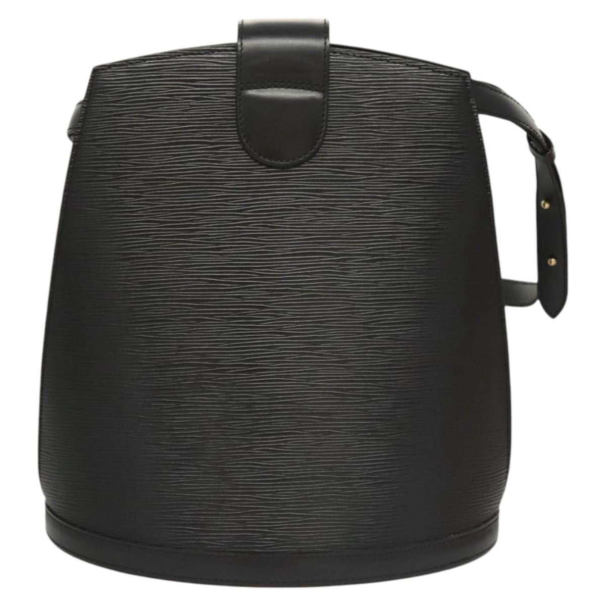 LOUIS VUITTON Epi Cluny Shoulder Bag Black M52252 LV Auth 119415