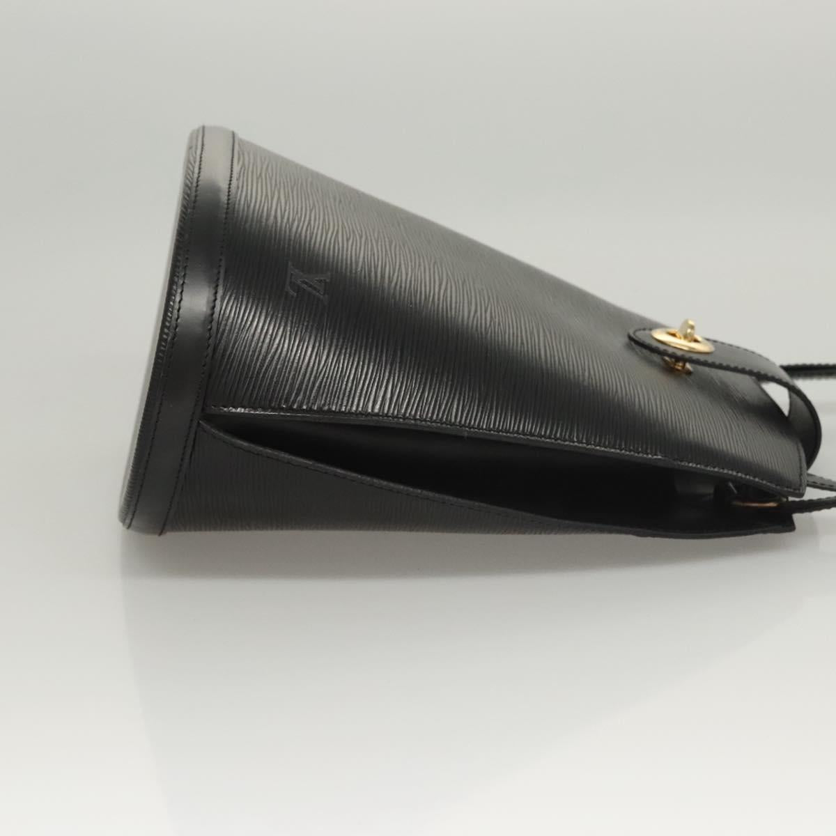 LOUIS VUITTON Epi Cluny Shoulder Bag Black M52252 LV Auth 119415