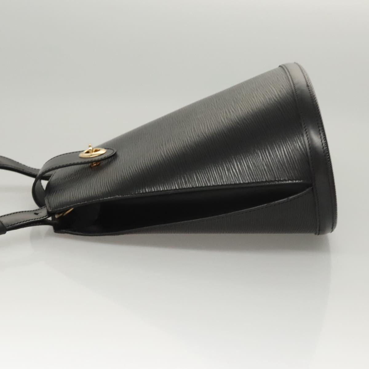 LOUIS VUITTON Epi Cluny Shoulder Bag Black M52252 LV Auth 119415