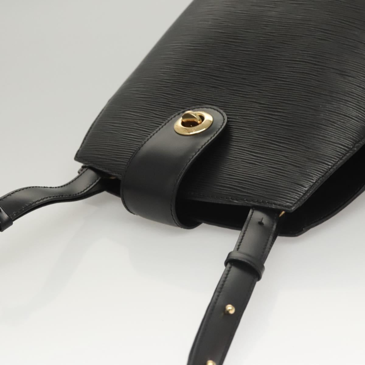 LOUIS VUITTON Epi Cluny Shoulder Bag Black M52252 LV Auth 119415