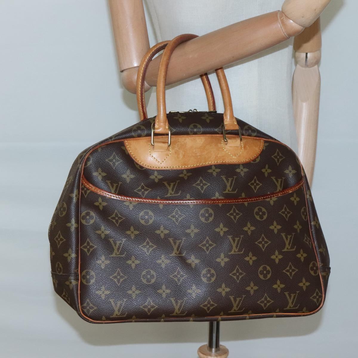 LOUIS VUITTON Monogram Deauville Hand Bag M47270 LV Auth 119431