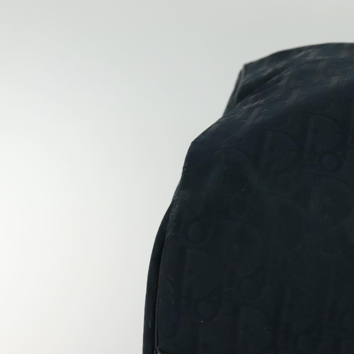 Christian Dior Trotter Canvas Boston Bag Navy Auth 119447