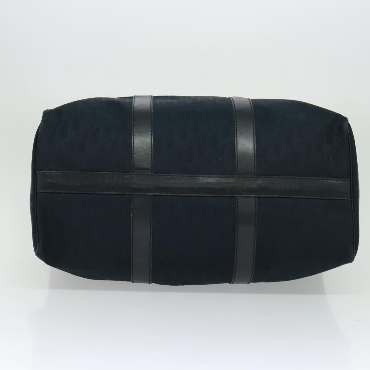 Christian Dior Trotter Canvas Boston Bag Navy Auth 119447