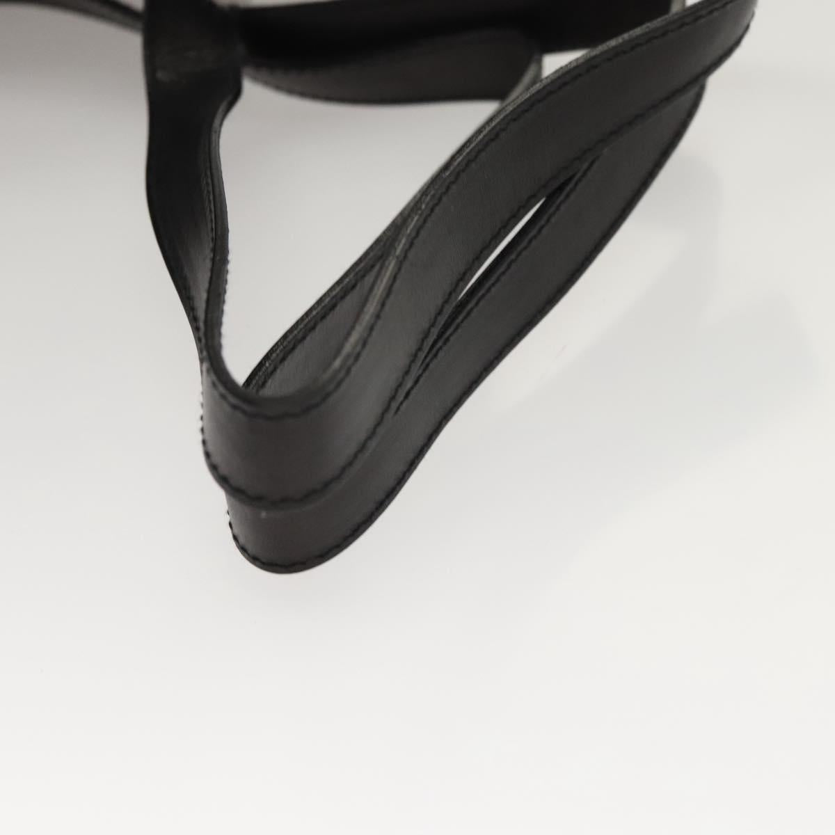 Salvatore Ferragamo Gancini Backpack Suede Black Gold Auth 119454