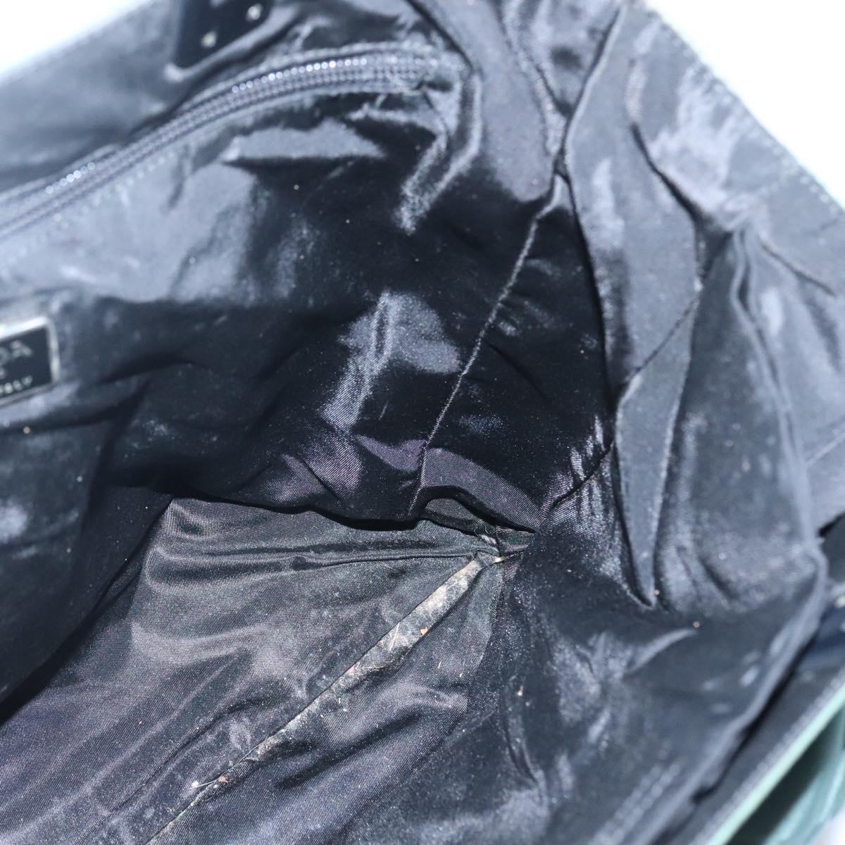 PRADA Hand Bag Nylon Khaki Auth 119457