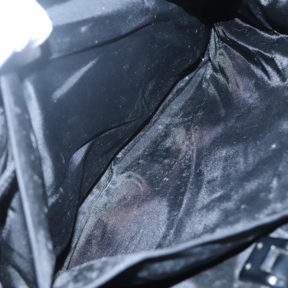 PRADA Hand Bag Nylon Khaki Auth 119457