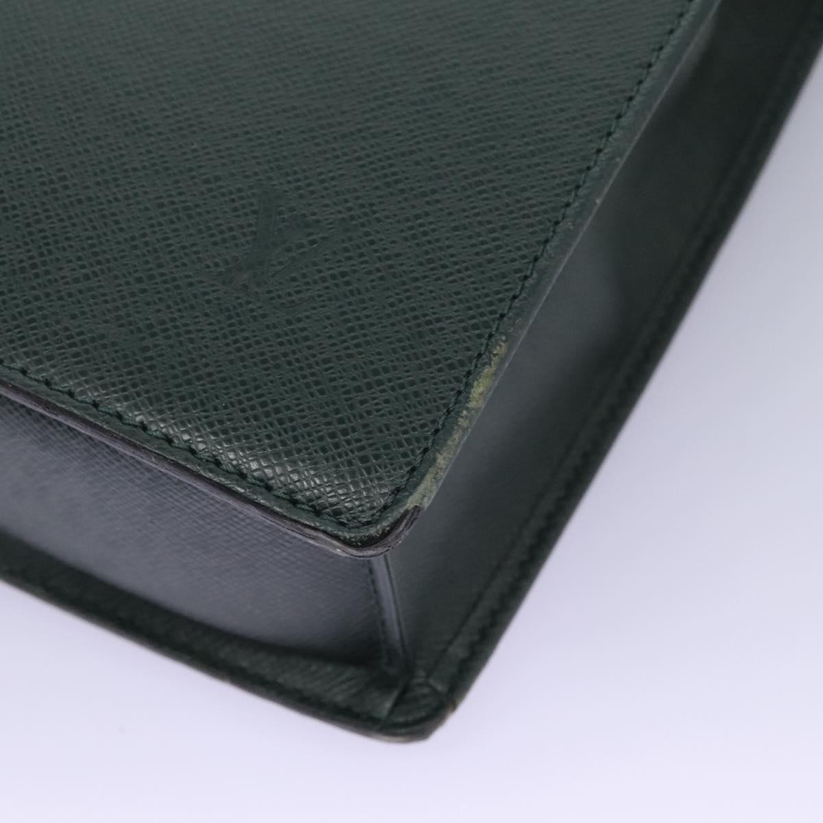 LOUIS VUITTON Taiga Porte Documents Rozan Bag Epicea M30054 LV Auth 119480