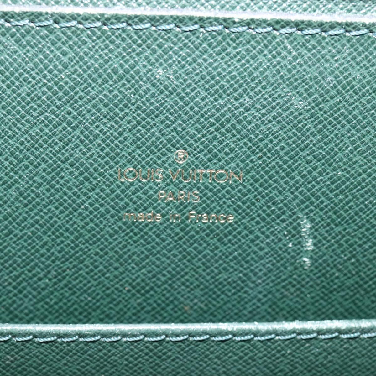 LOUIS VUITTON Taiga Porte Documents Rozan Bag Epicea M30054 LV Auth 119480