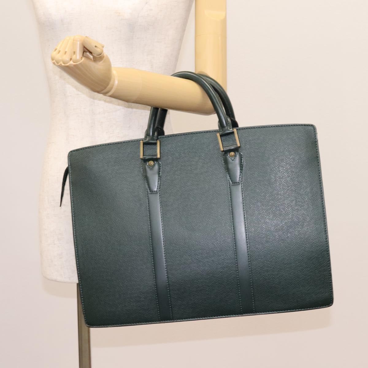 LOUIS VUITTON Taiga Porte Documents Rozan Bag Epicea M30054 LV Auth 119480