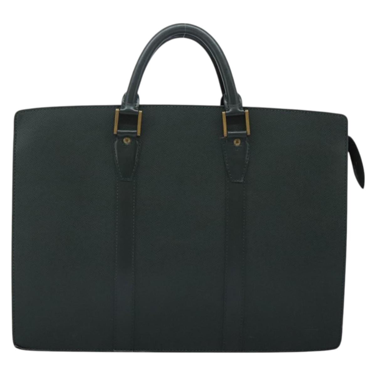 LOUIS VUITTON Taiga Porte Documents Rozan Bag Epicea M30054 LV Auth 119480