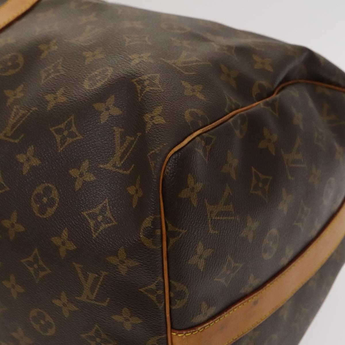 LOUIS VUITTON Monogram Keepall Bandouliere 55 Boston Bag M41414 LV Auth 119520