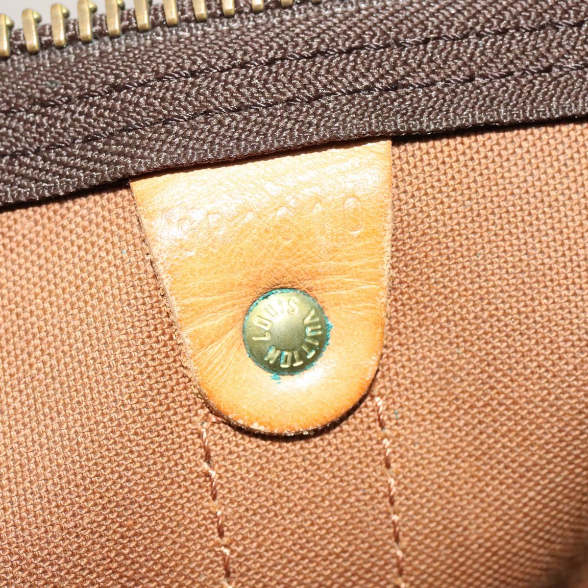 LOUIS VUITTON Monogram Keepall Bandouliere 55 Boston Bag M41414 LV Auth 119520