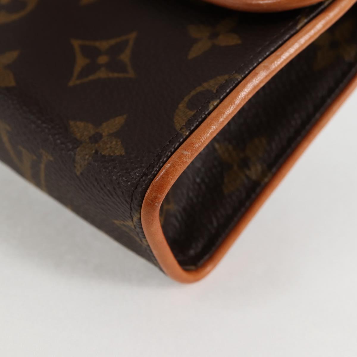 LOUIS VUITTON Monogram Pochette Florentine Waist bag M51855 LV Auth 119554AM