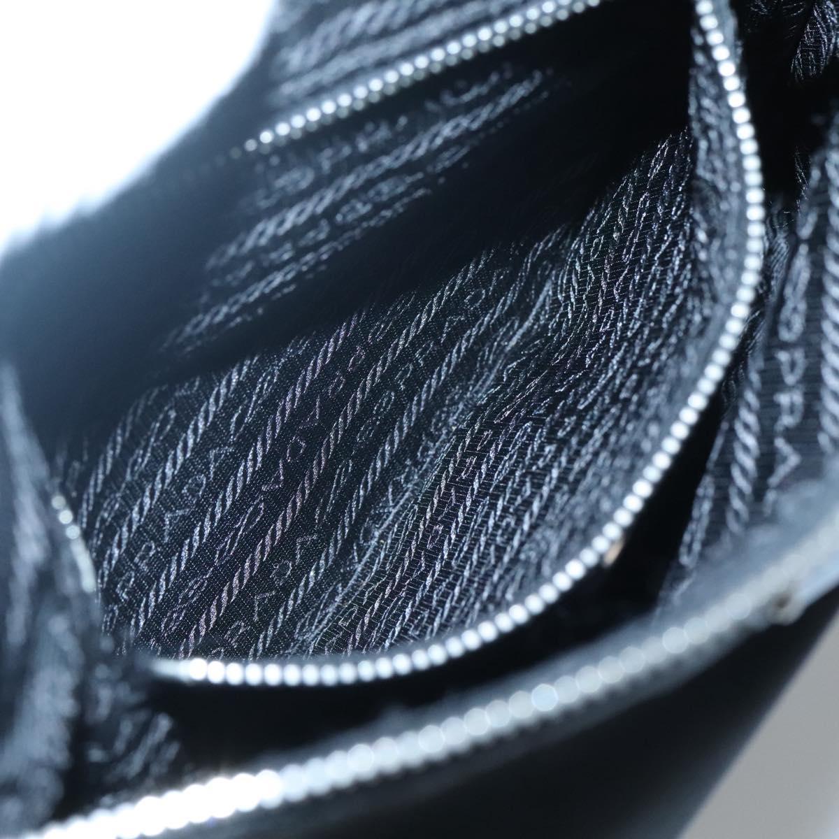 PRADA Shoulder Bag Nylon Black Auth 119572