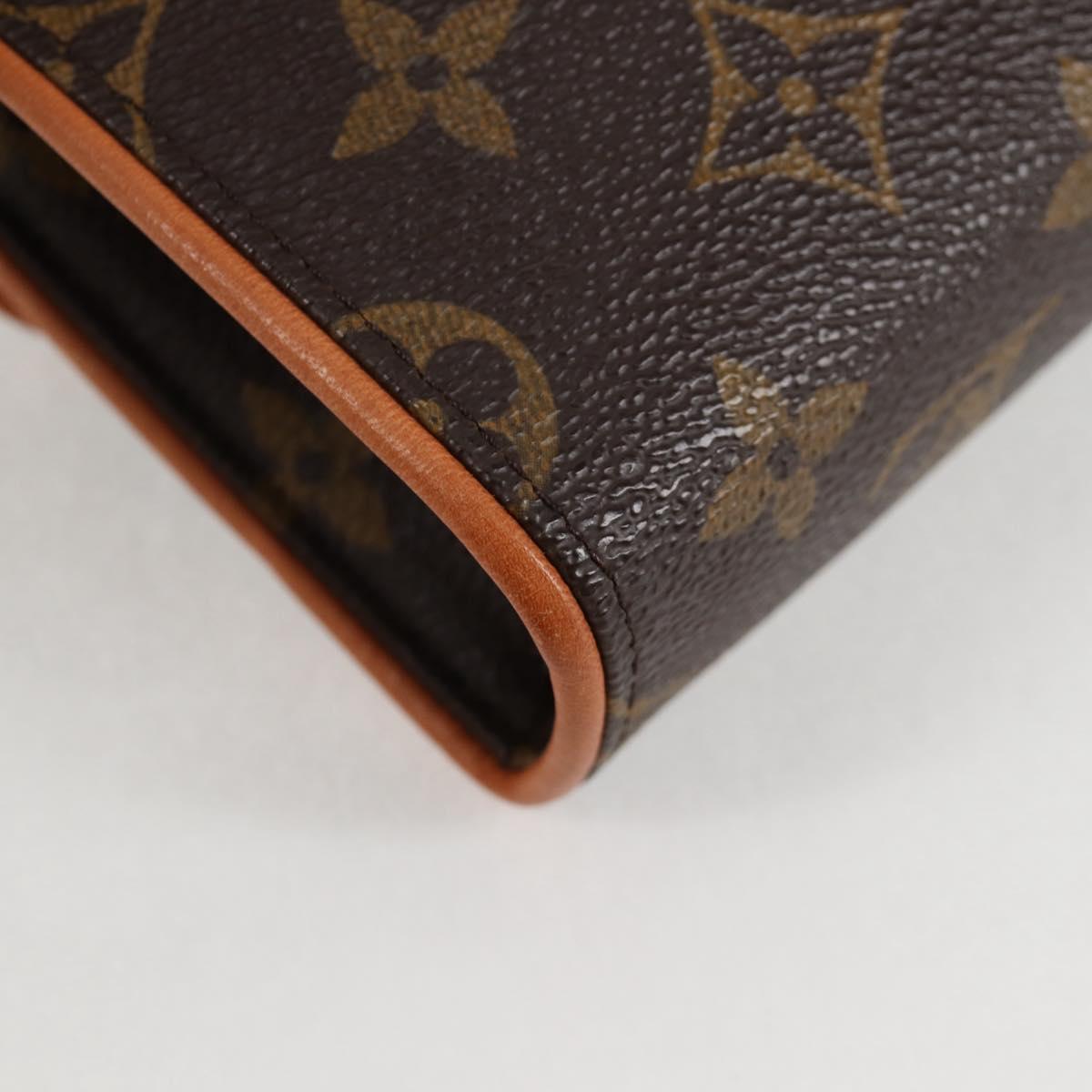 LOUIS VUITTON Monogram Pochette Florentine Waist bag M51855 LV Auth 119590V
