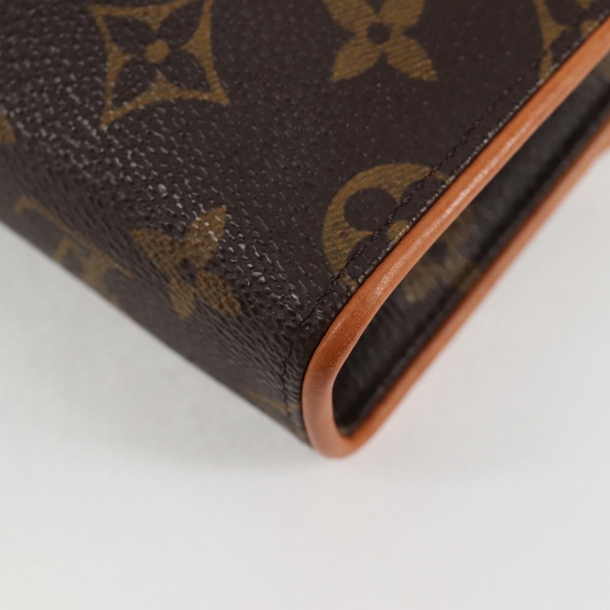 LOUIS VUITTON Monogram Pochette Florentine Waist bag M51855 LV Auth 119590V