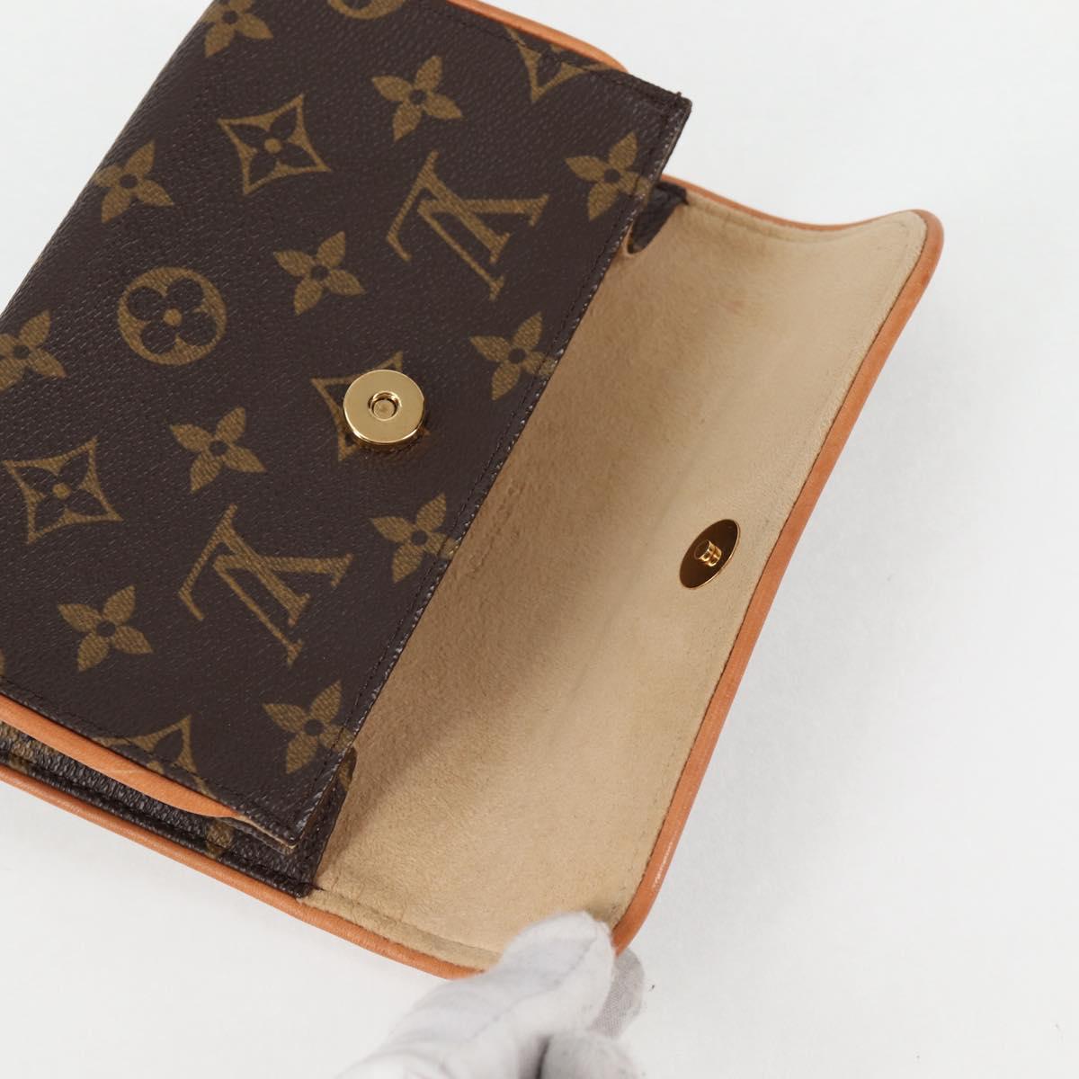 LOUIS VUITTON Monogram Pochette Florentine Waist bag M51855 LV Auth 119590V