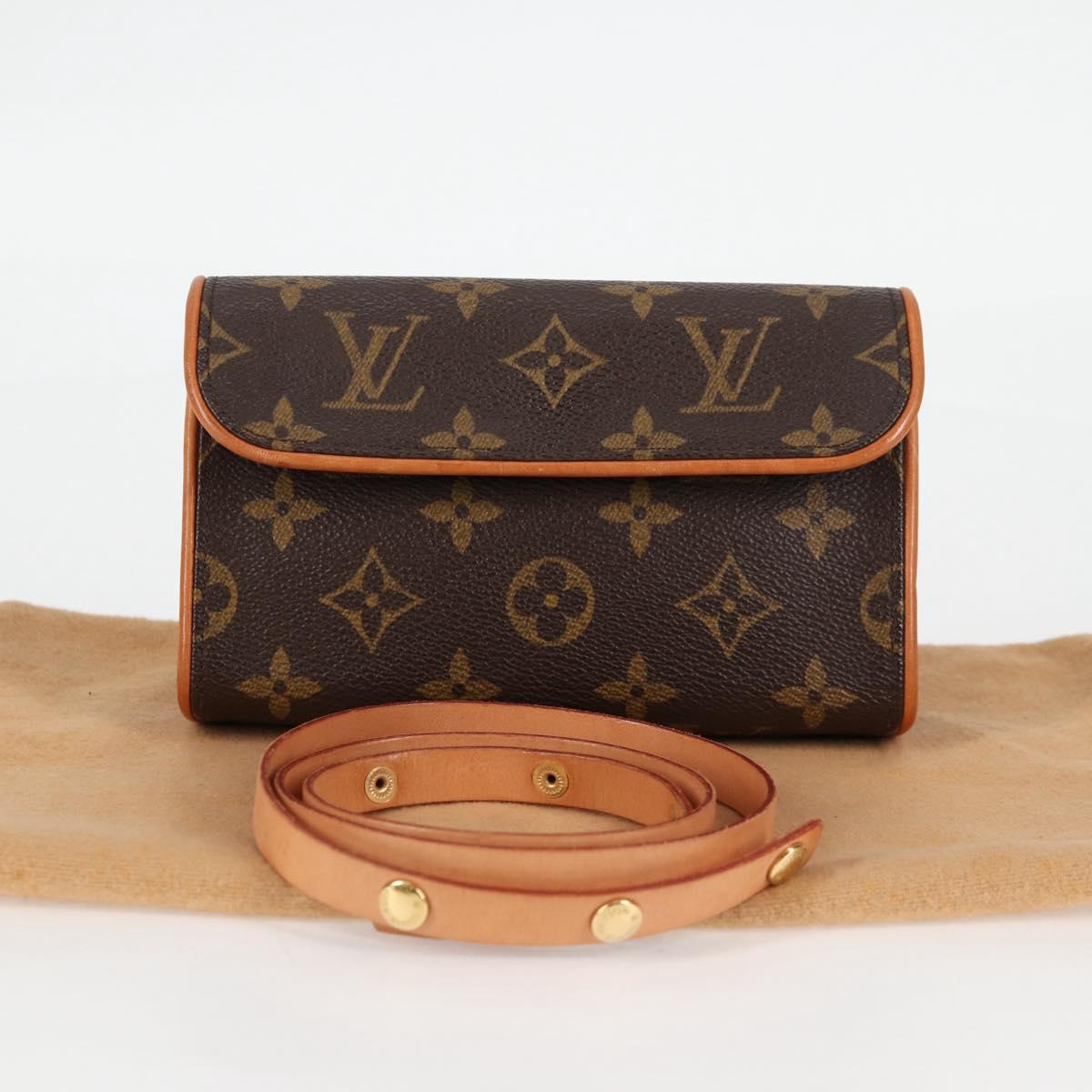 LOUIS VUITTON Monogram Pochette Florentine Waist bag M51855 LV Auth 119590V