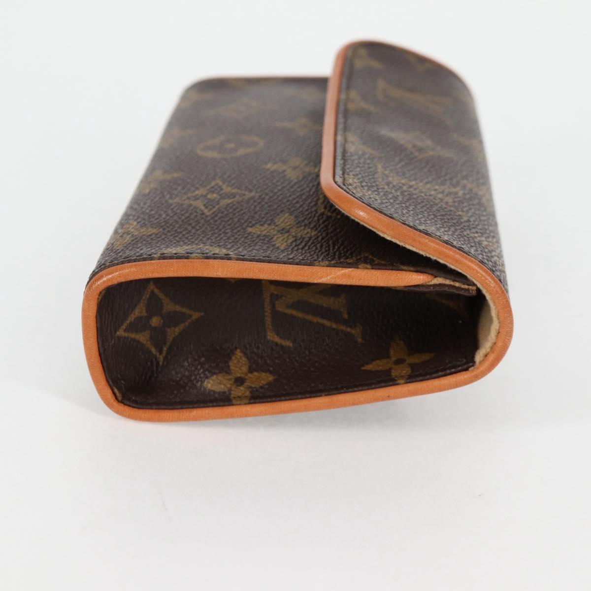 LOUIS VUITTON Monogram Pochette Florentine Waist bag M51855 LV Auth 119590V