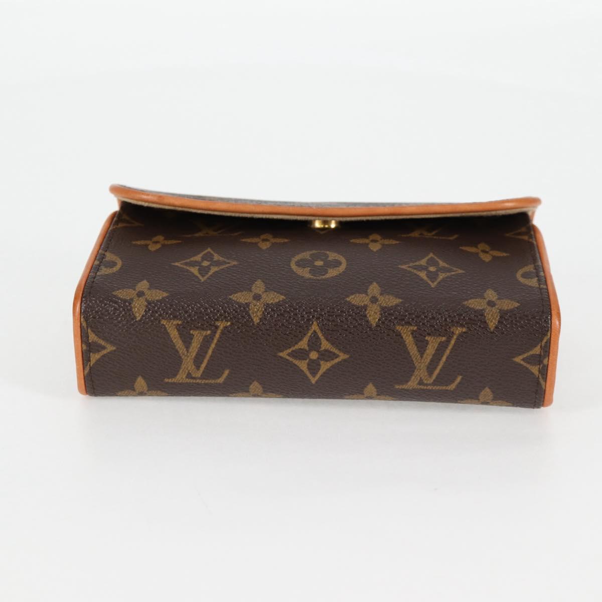 LOUIS VUITTON Monogram Pochette Florentine Waist bag M51855 LV Auth 119590V