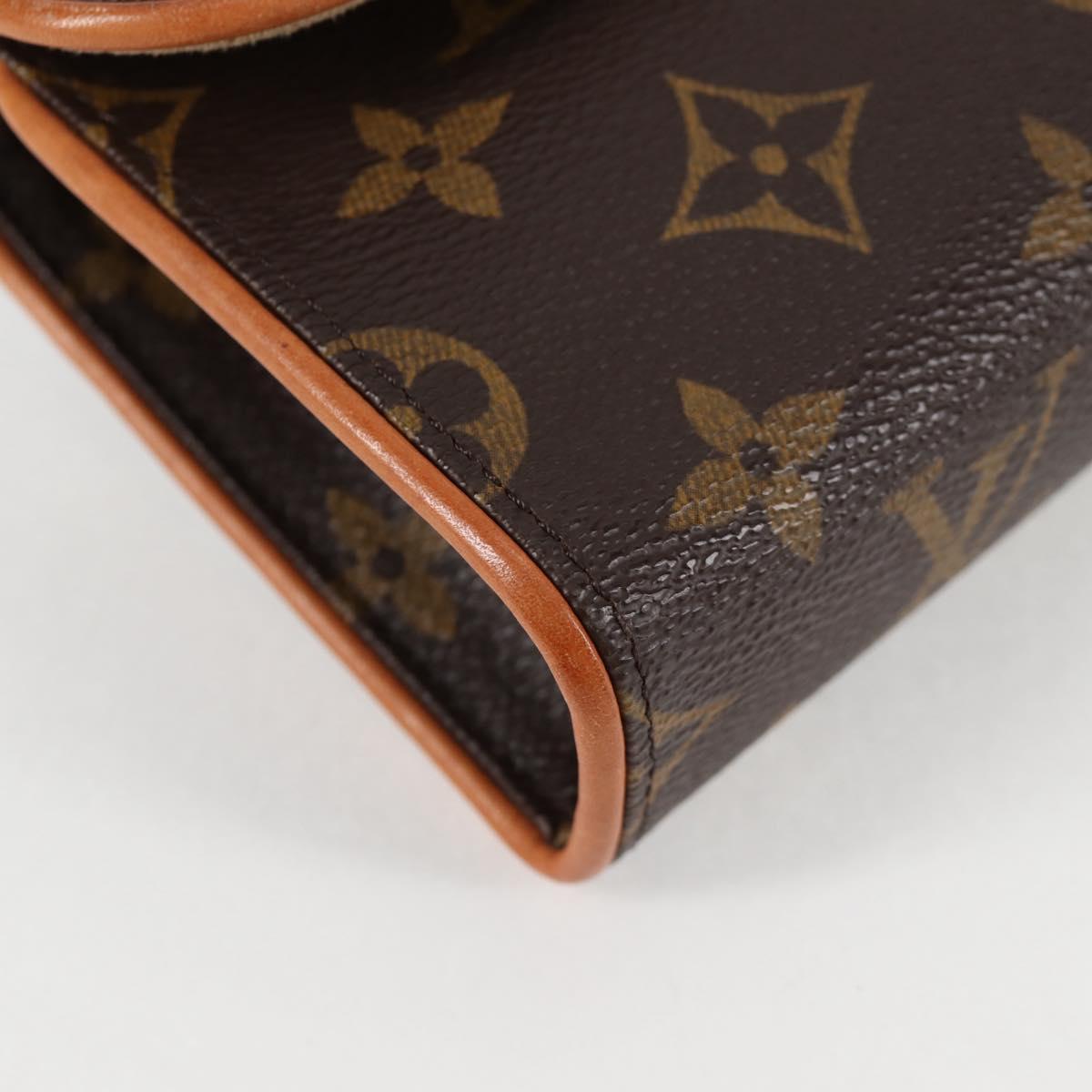 LOUIS VUITTON Monogram Pochette Florentine Waist bag M51855 LV Auth 119590AM