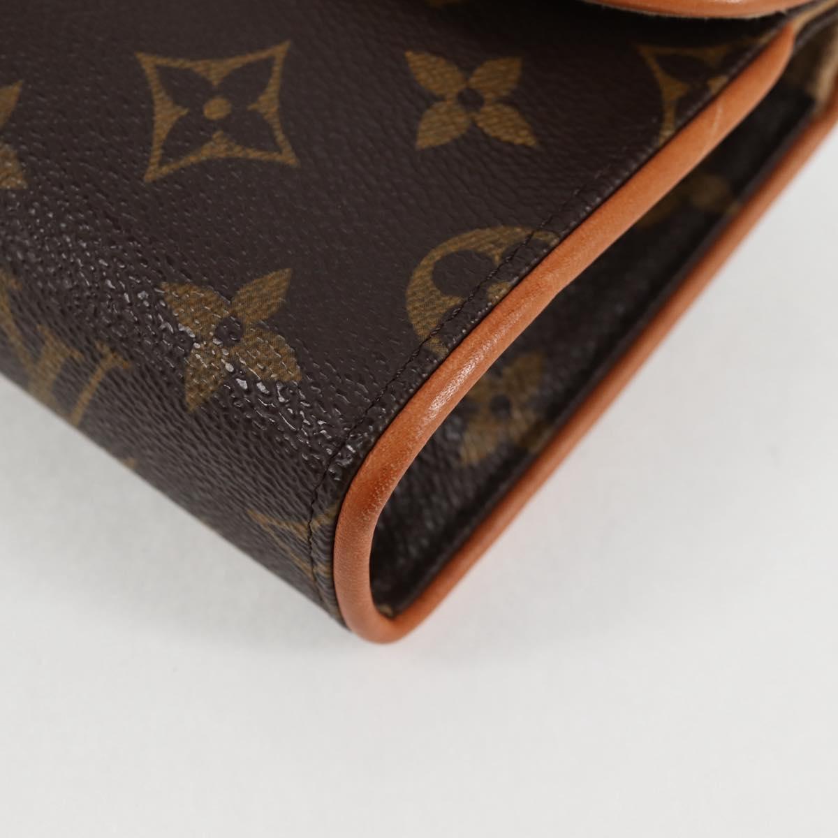 LOUIS VUITTON Monogram Pochette Florentine Waist bag M51855 LV Auth 119590V