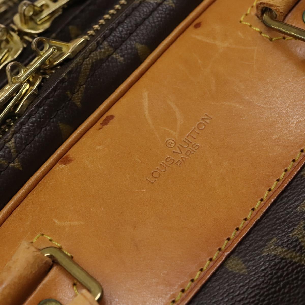 LOUIS VUITTON Monogram Alize 3 Poches Boston Bag M41391 LV Auth 119593