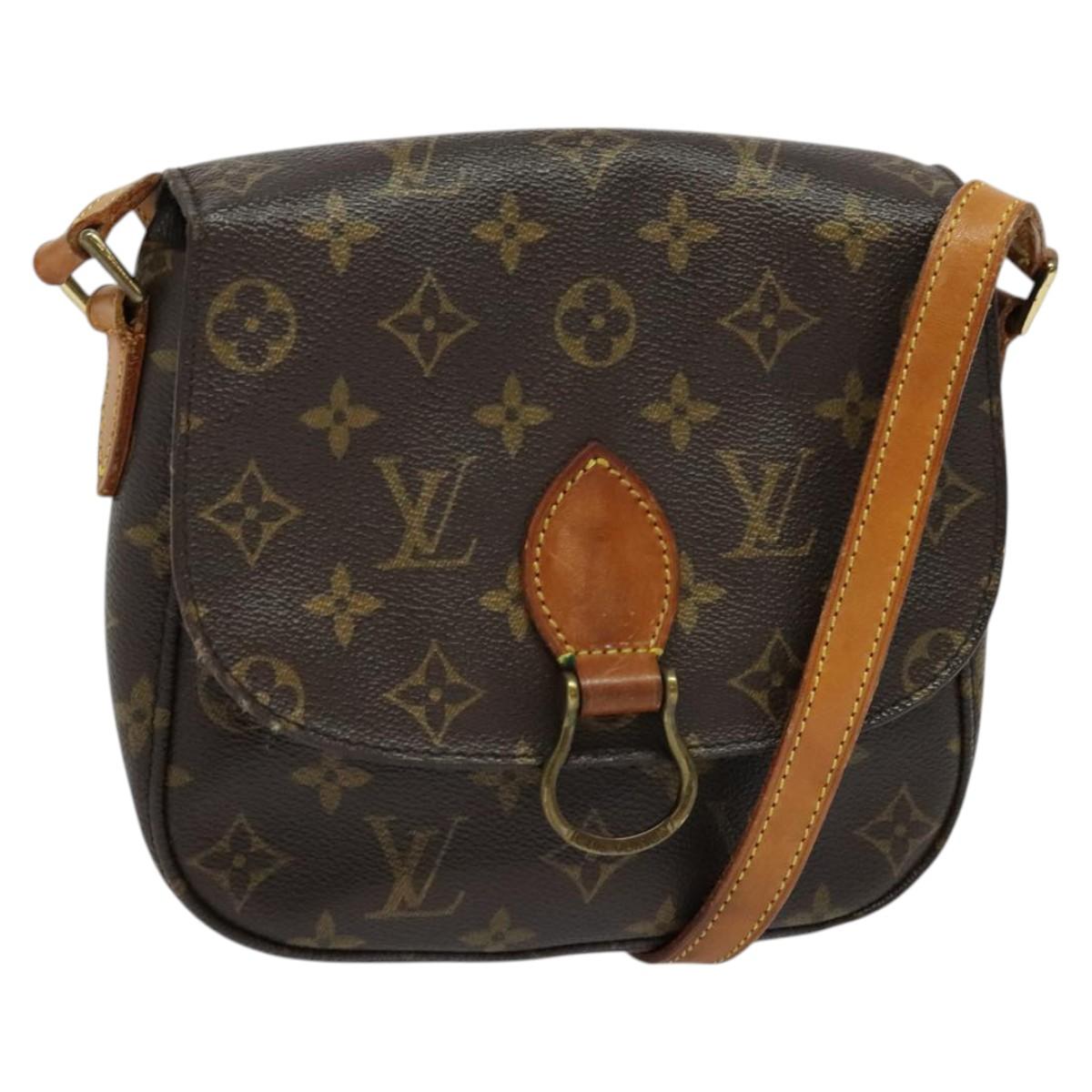 LOUIS VUITTON Monogram Saint Cloud MM Shoulder Bag M51243 LV Auth 119633