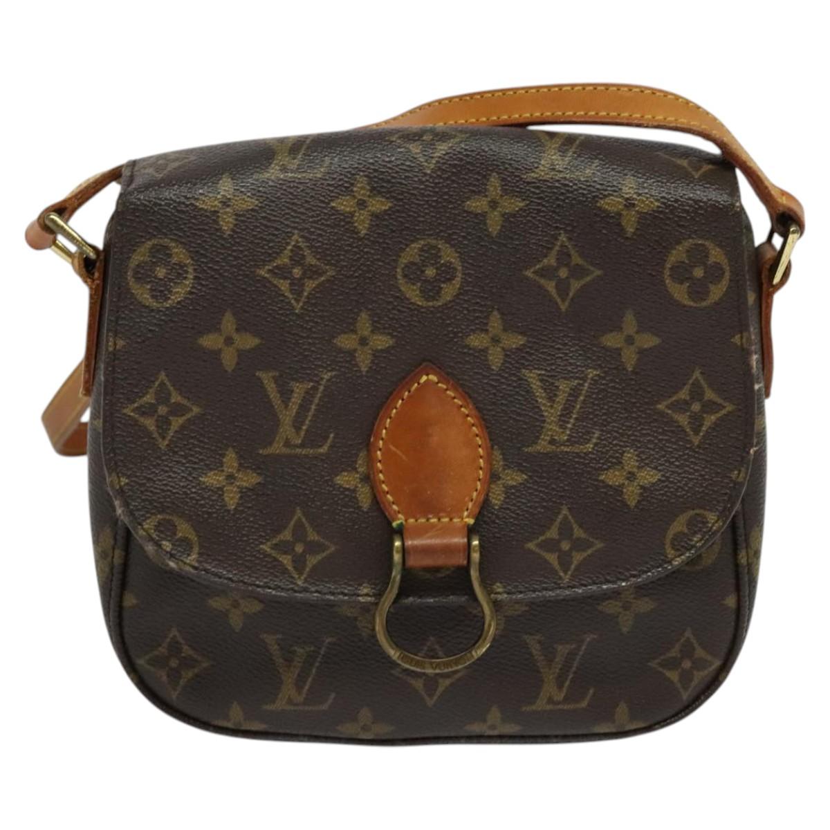 LOUIS VUITTON Monogram Saint Cloud MM Shoulder Bag M51243 LV Auth 119633