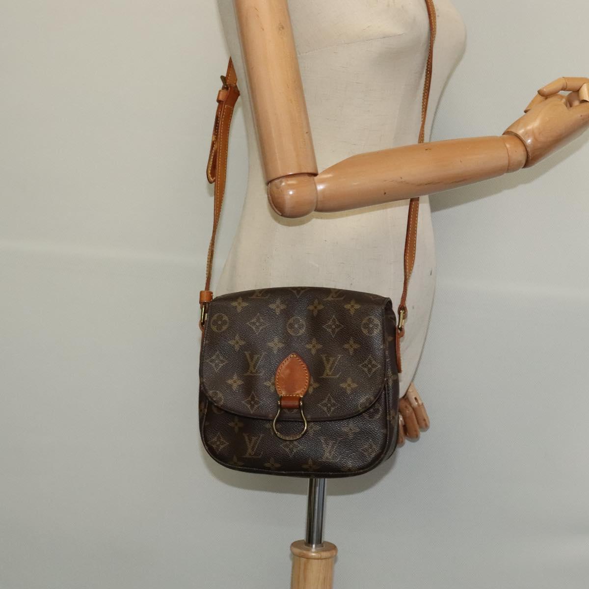 LOUIS VUITTON Monogram Saint Cloud MM Shoulder Bag M51243 LV Auth 119633