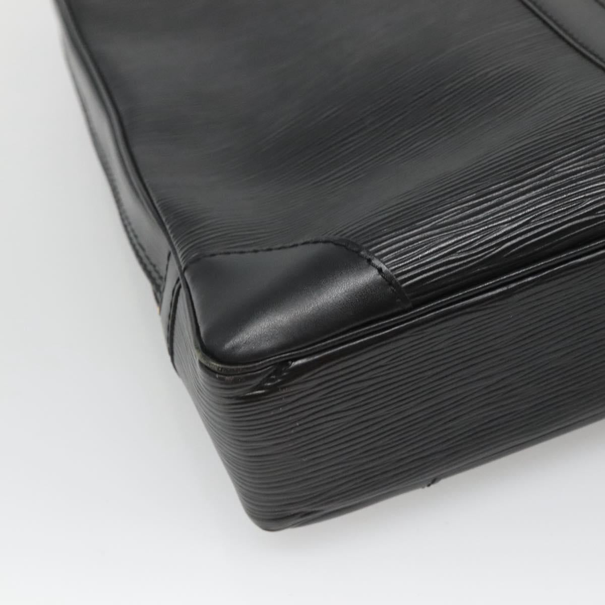 LOUIS VUITTON Epi Porte Documents Voyage Business Bag Black M54472 Auth 119666