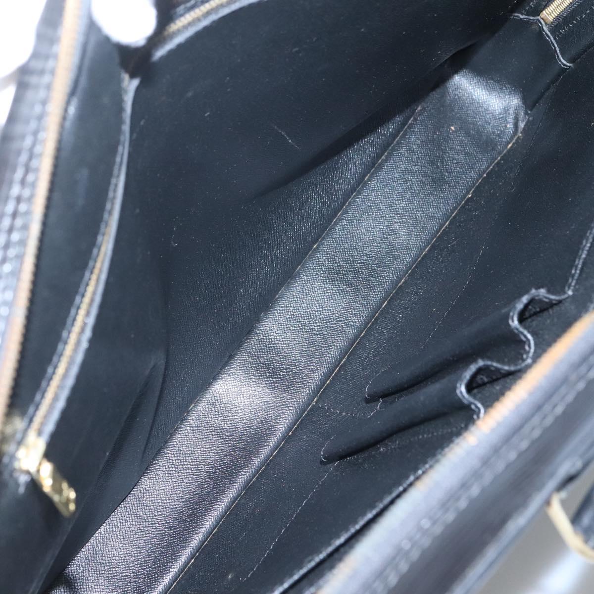 LOUIS VUITTON Epi Porte Documents Voyage Business Bag Black M54472 Auth 119666