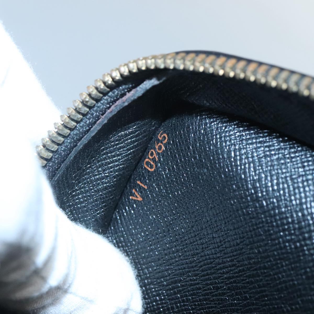 LOUIS VUITTON Epi Porte Documents Voyage Business Bag Black M54472 Auth 119666