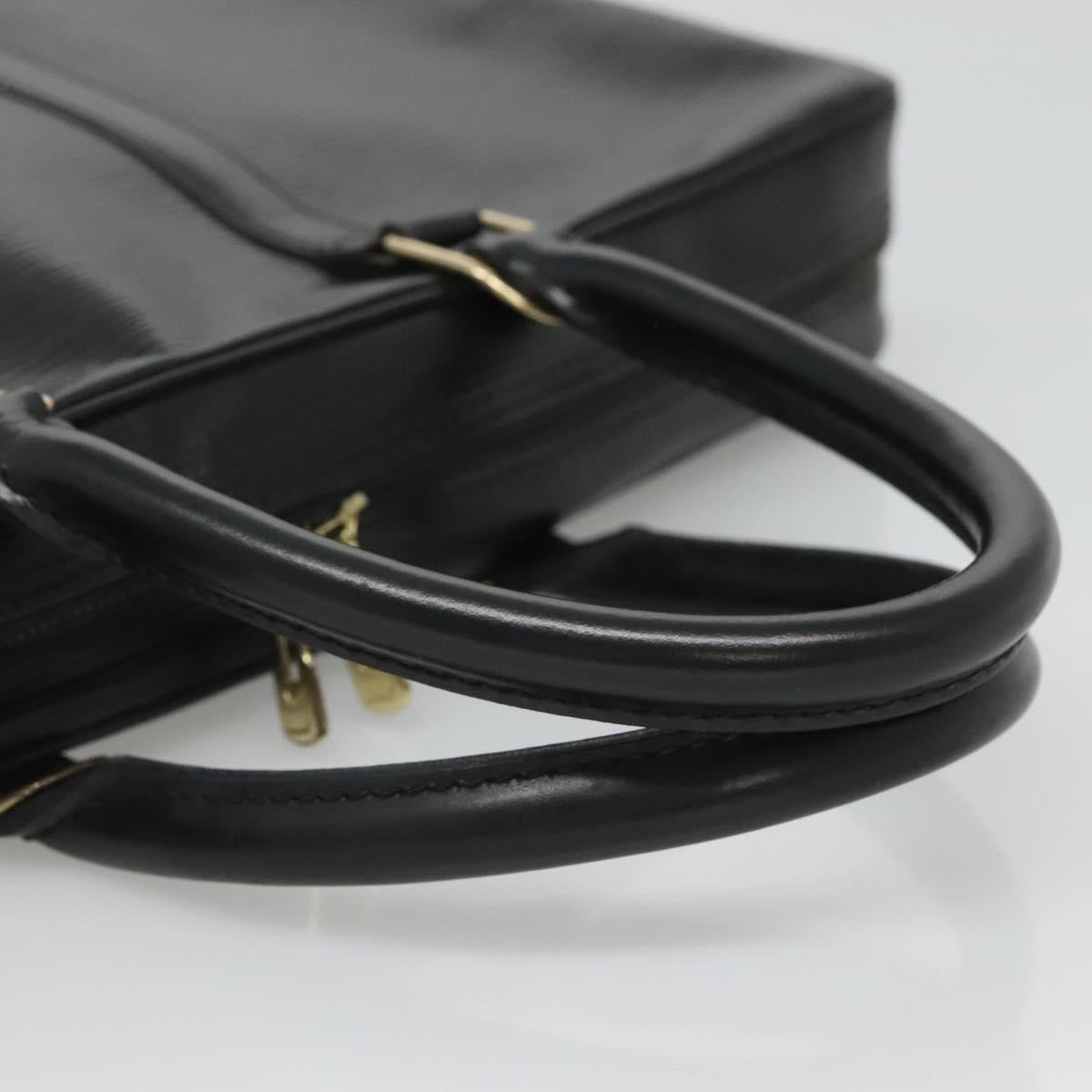 LOUIS VUITTON Epi Porte Documents Voyage Business Bag Black M54472 Auth 119666