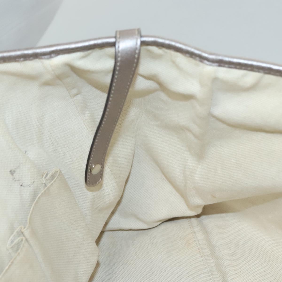 GUCCI GG Canvas Guccissima GG Twins Bag Leather Purple Silver 232956 Auth 119708