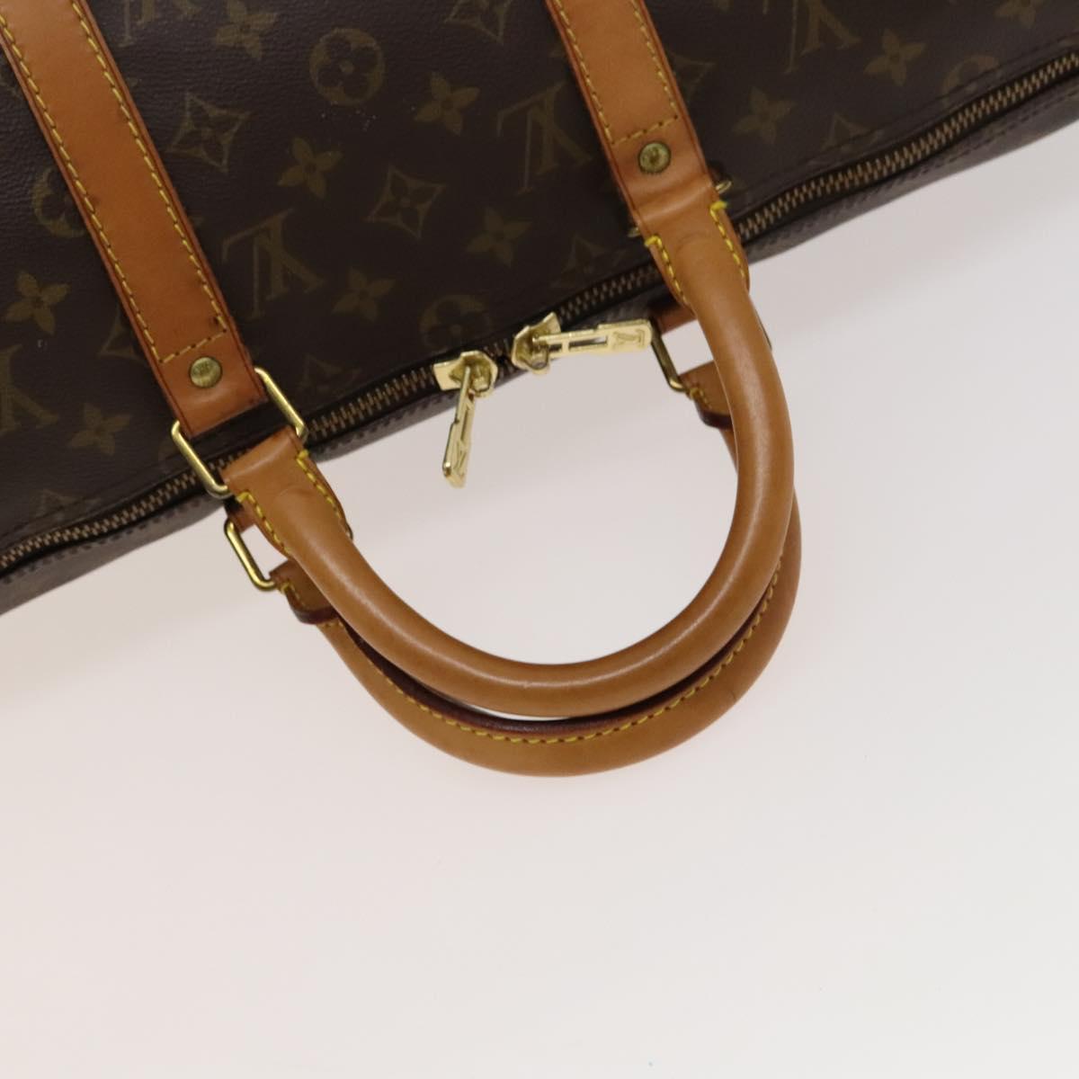 LOUIS VUITTON Monogram Keepall 50 Boston Bag M41426 LV Auth 119713