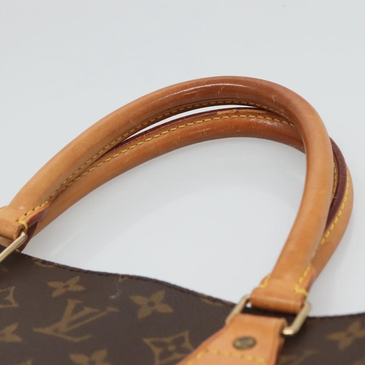 LOUIS VUITTON Monogram Sac Plat Hand Bag M51140 LV Auth 119745