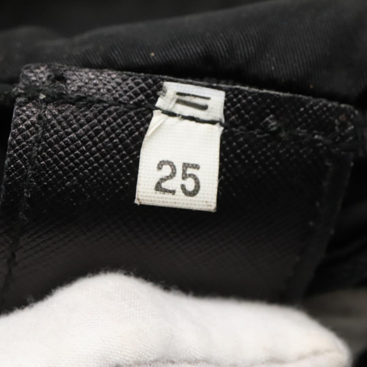 PRADA Hand Bag Nylon Black Auth 119749