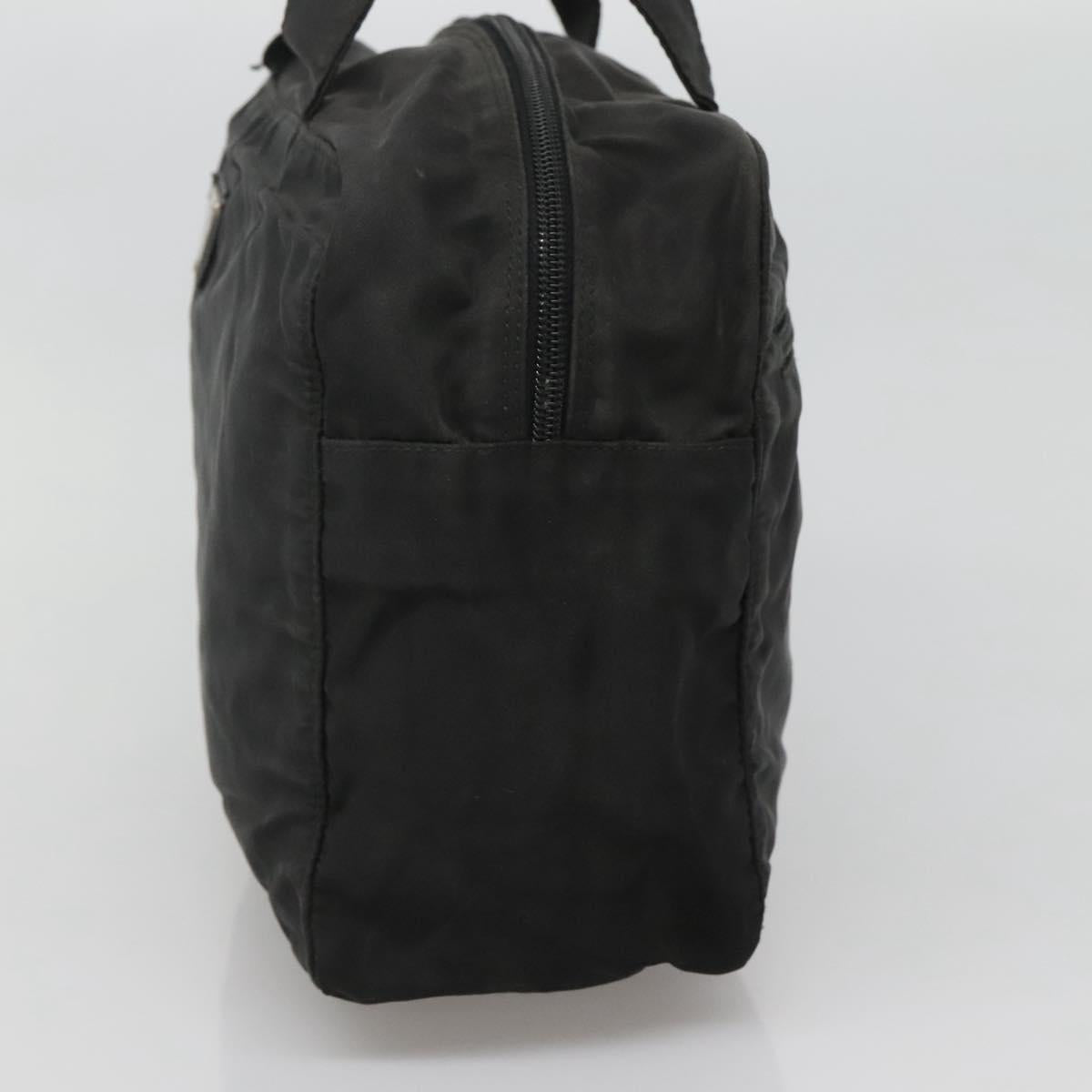 PRADA Hand Bag Nylon Black Auth 119749