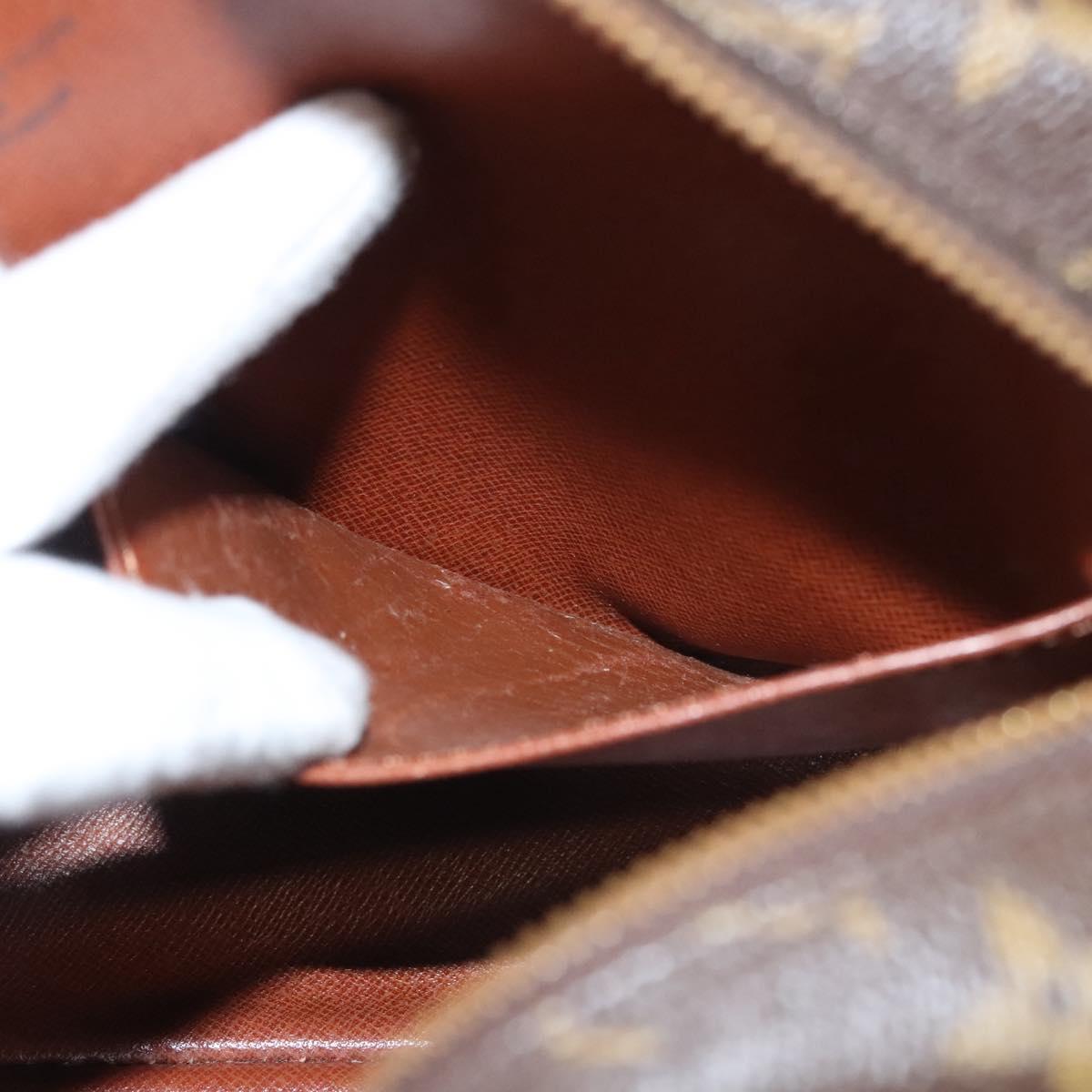 LOUIS VUITTON Monogram Compiegne 28 Clutch Bag M51845 LV Auth 119755