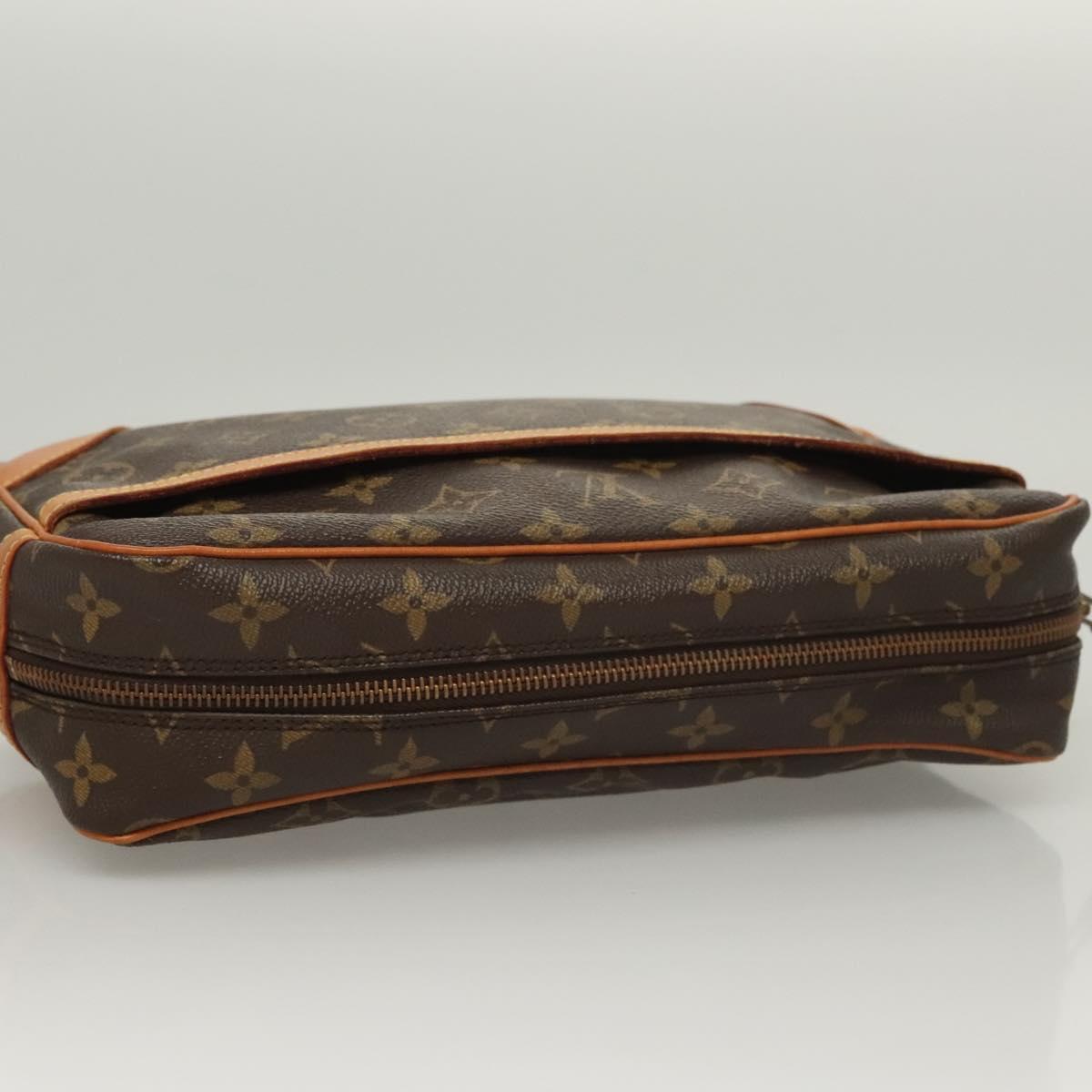 LOUIS VUITTON Monogram Compiegne 28 Clutch Bag M51845 LV Auth 119755