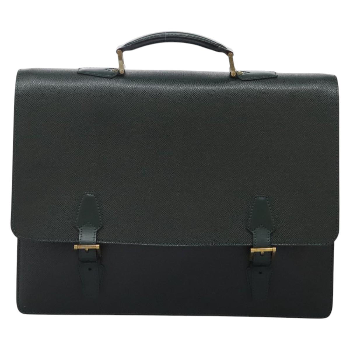 LOUIS VUITTON Taiga Tashkent Business Bag Epicea M30084 LV Auth 119774