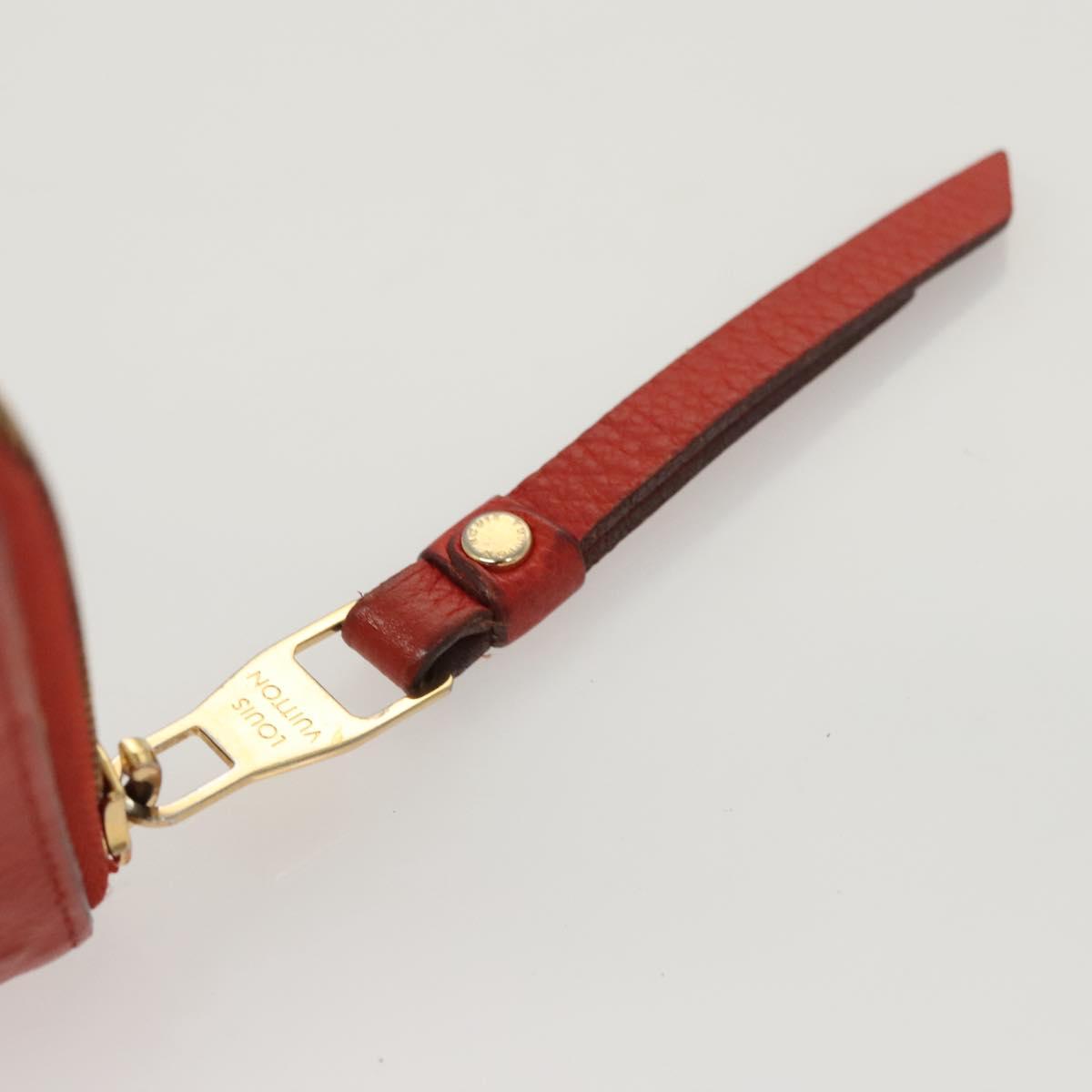 LOUIS VUITTON Monogra Empreinte Portefeuille Wallet Orange M60295 LV Auth 119795