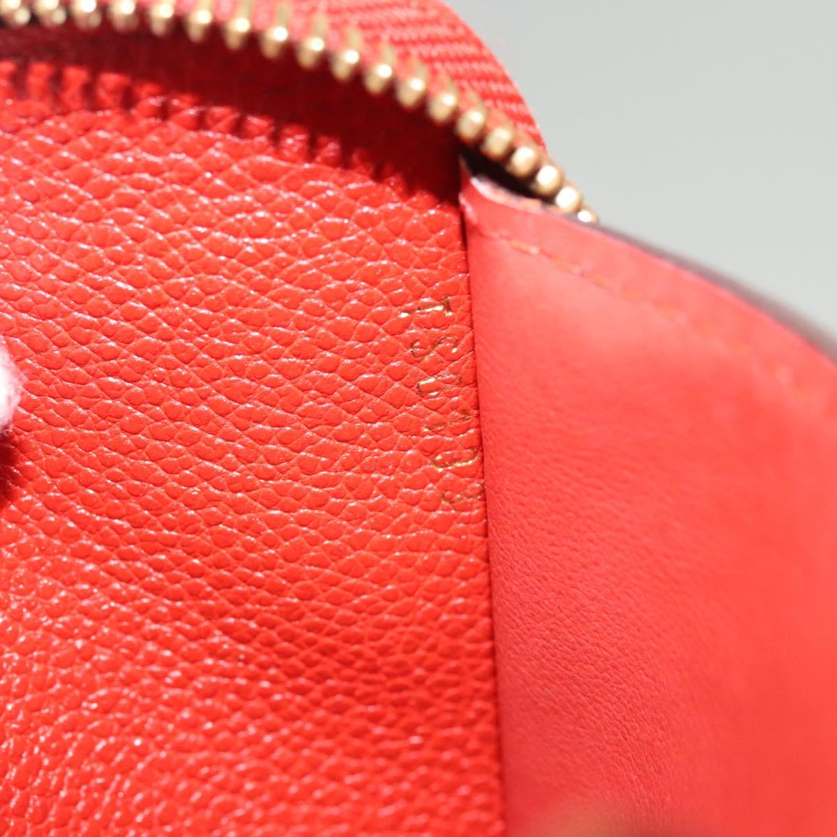 LOUIS VUITTON Monogra Empreinte Portefeuille Wallet Orange M60295 LV Auth 119795