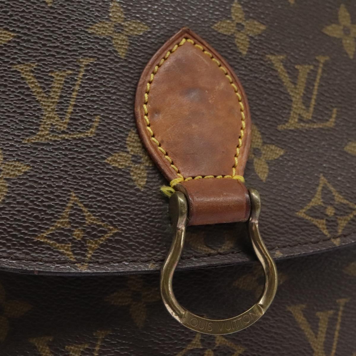 LOUIS VUITTON Monogram Saint Cloud MM Shoulder Bag M51243 LV Auth 119805