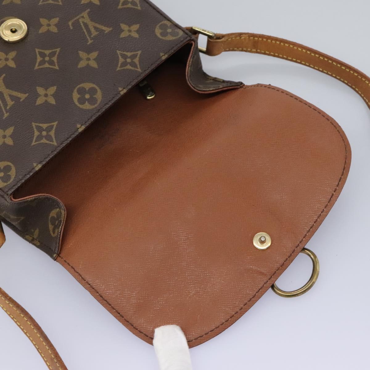 LOUIS VUITTON Monogram Saint Cloud MM Shoulder Bag M51243 LV Auth 119805